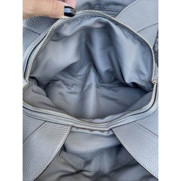 Coach Lexy Shoulder Bag F28997 Fog Gray Pebbled Leather Tote Purse Handbag - Picture 10 of 14